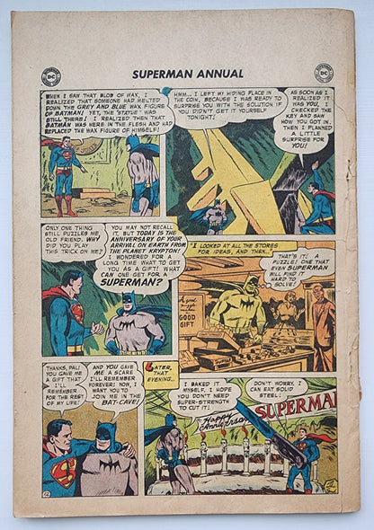 GIANT SUPERMAN ANNUAL #1 1960 Superman DC COMICS