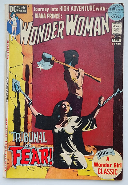 WONDER WOMAN #199 1972 (BONDAGE COVER) Wonder Woman DC COMICS