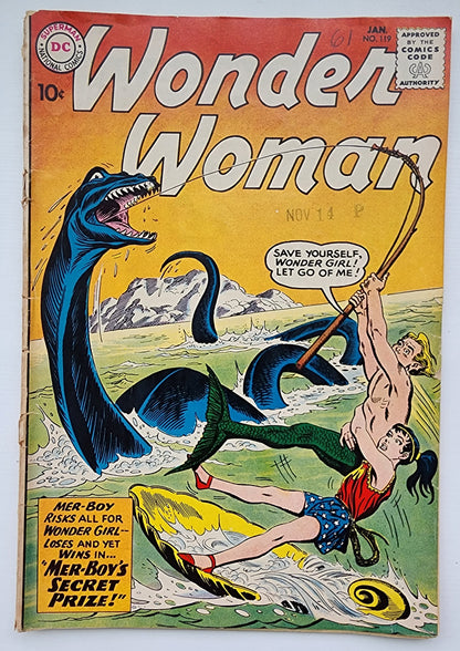 WONDER WOMAN #119 1960 Wonder Woman DC COMICS