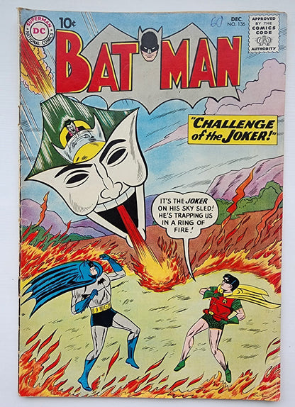 BATMAN #136 1960 Batman DC COMICS