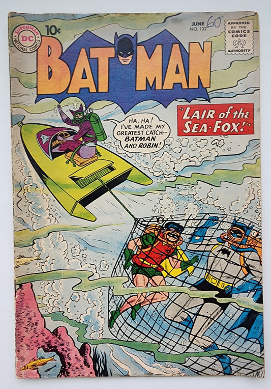 BATMAN #132 1960 Showcase DC COMICS