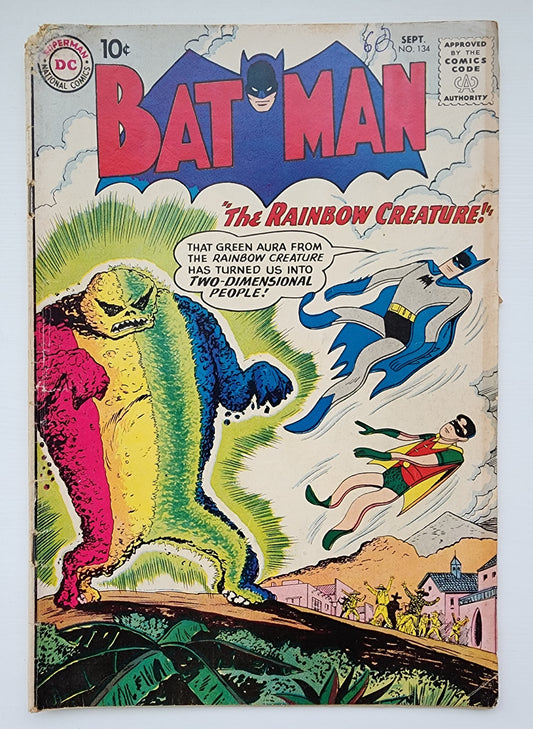 BATMAN #134 1960 Showcase DC COMICS