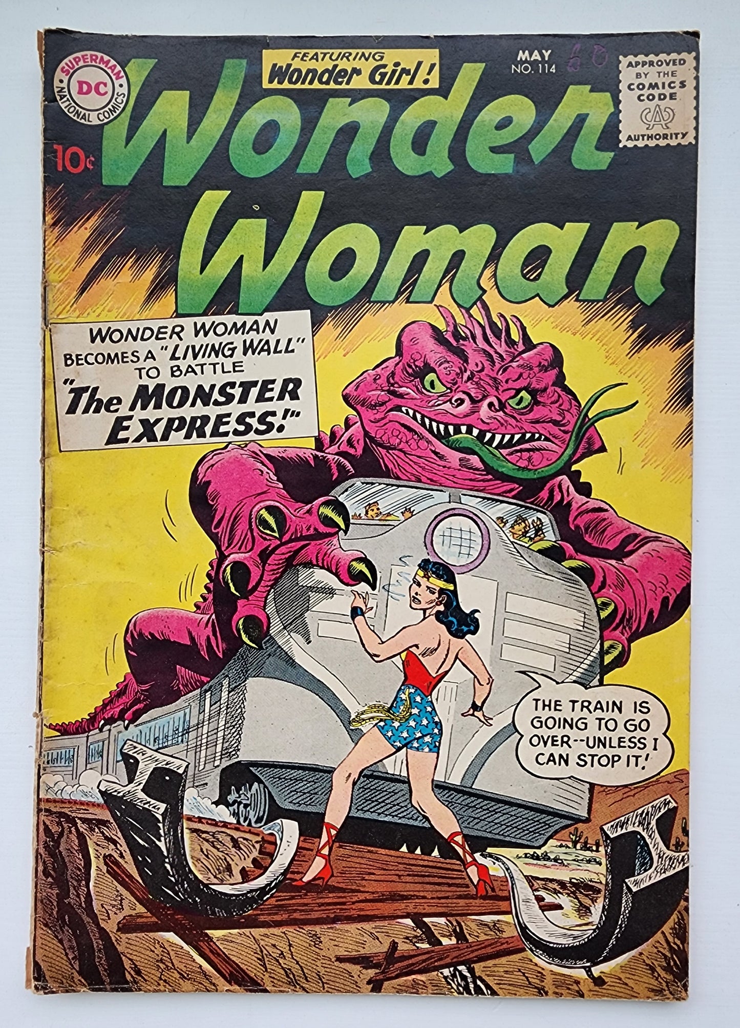 WONDER WOMAN #114 1960 Wonder Woman DC COMICS