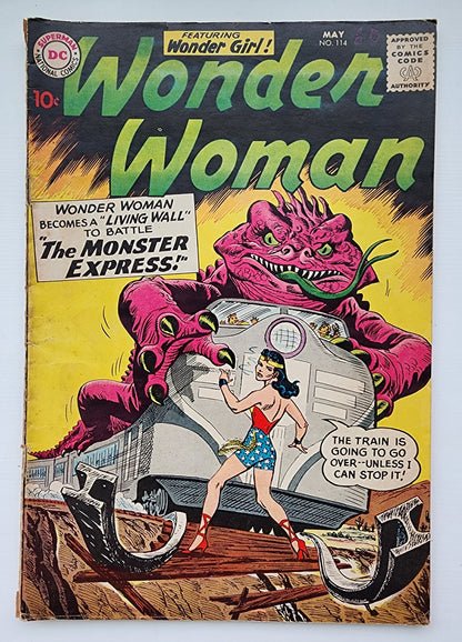 WONDER WOMAN #114 1960 Wonder Woman DC COMICS