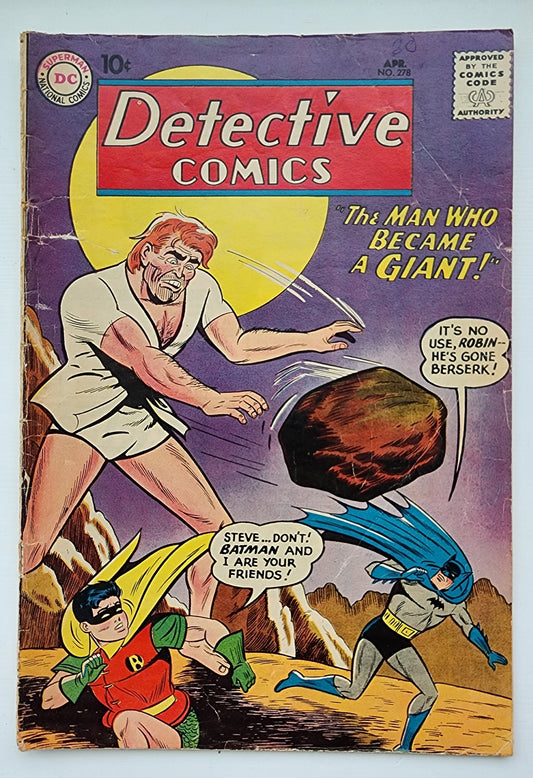 DETECTIVE COMICS #278 1960 Detective Comics DC COMICS
