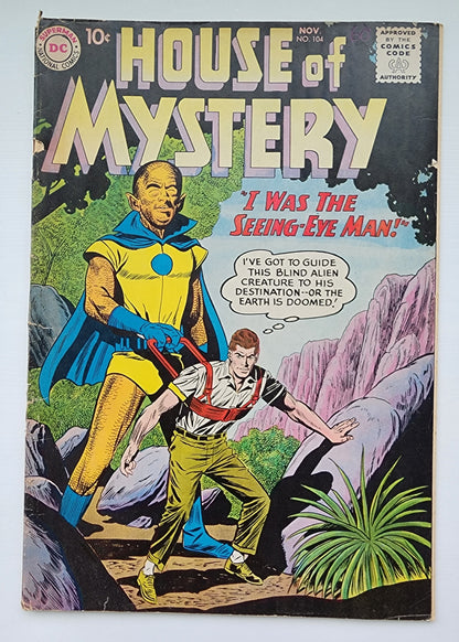 HOUSE OF MYSTERY #104 1961 House of Mystery DC COMICS