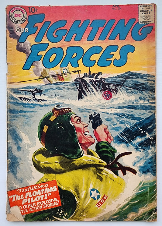 FIGHTING FORCES #20 1957 DC COMICS