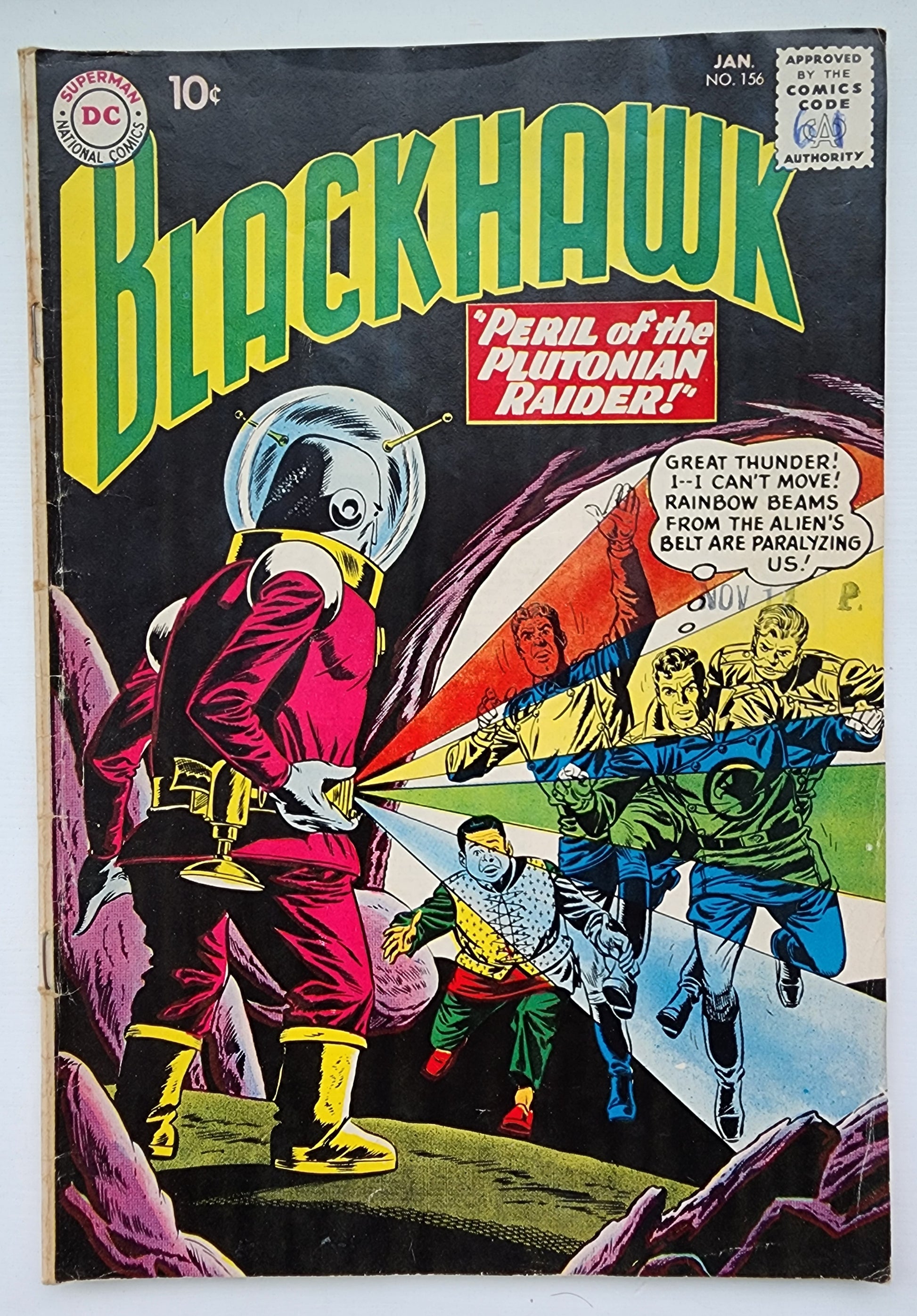 BLACKHAWK #156 1961 Blackhawk DC COMICS