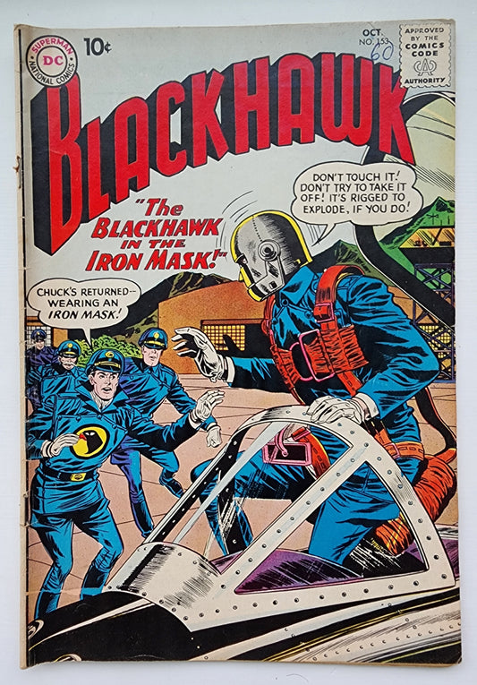 BLACKHAWK #153 1960 Blackhawk DC COMICS