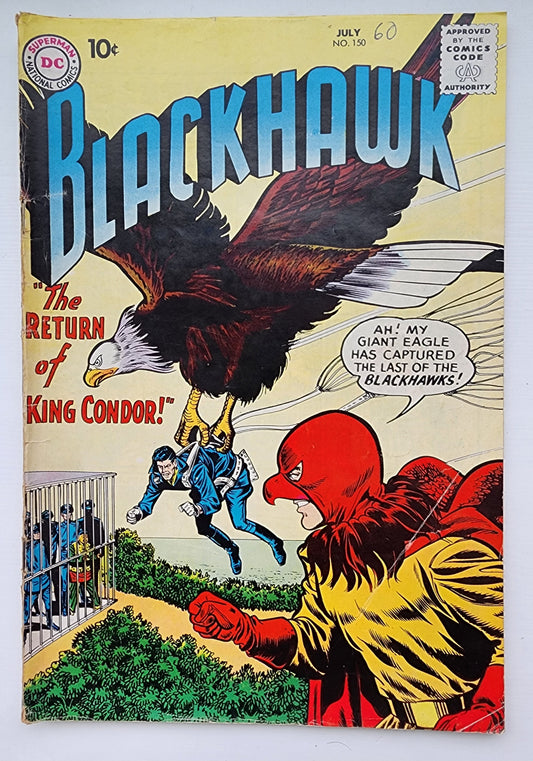 BLACKHAWK #150 1960 Blackhawk DC COMICS