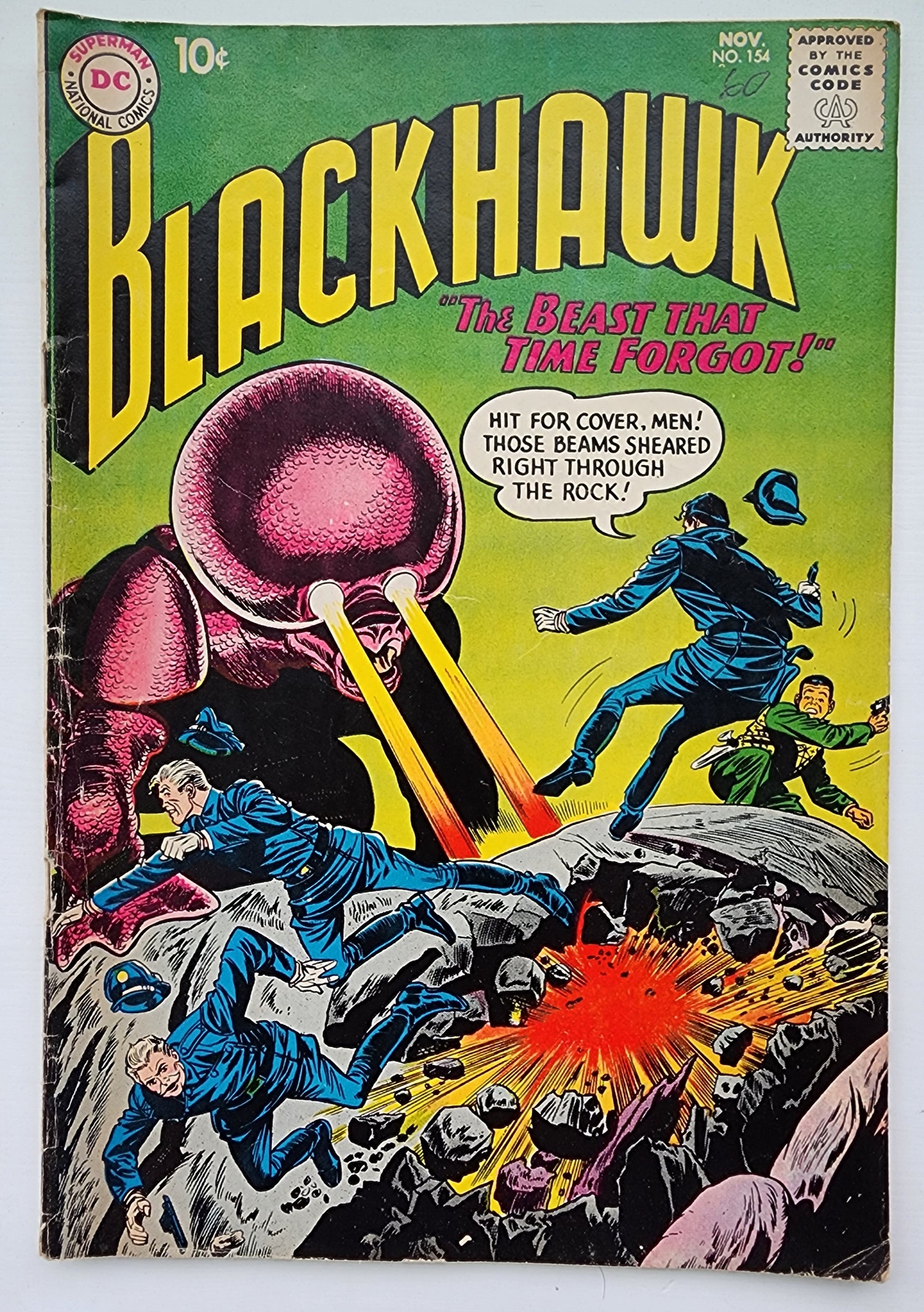 BLACKHAWK #154 1960 Blackhawk DC COMICS