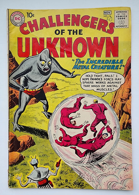 CHALLENGERS OF THE UNKNOWN #16 1960 Challengers of the Unknown DC COMICS