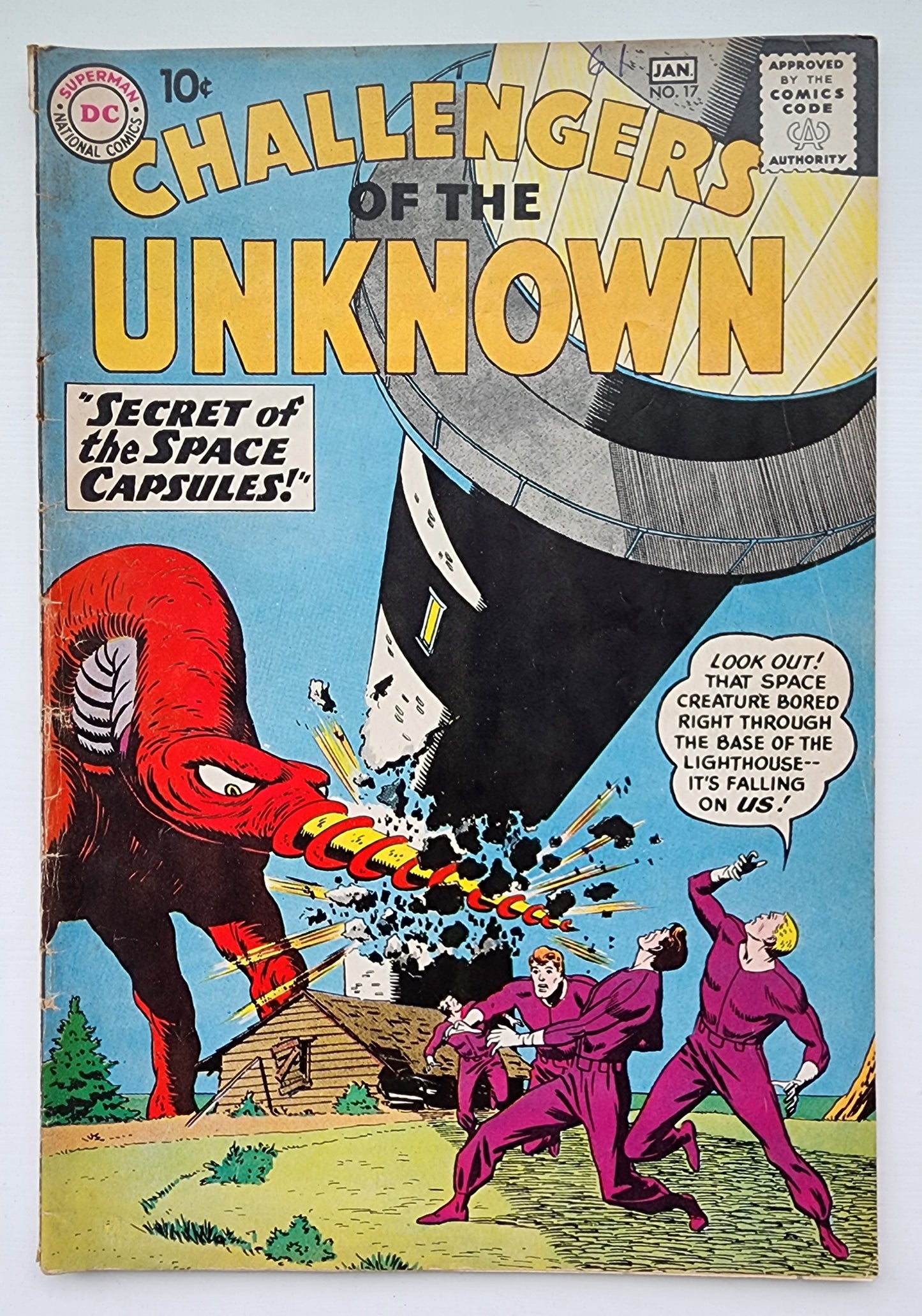 CHALLENGERS OF THE UNKNOWN #17 1960 Challengers of the Unknown DC COMICS