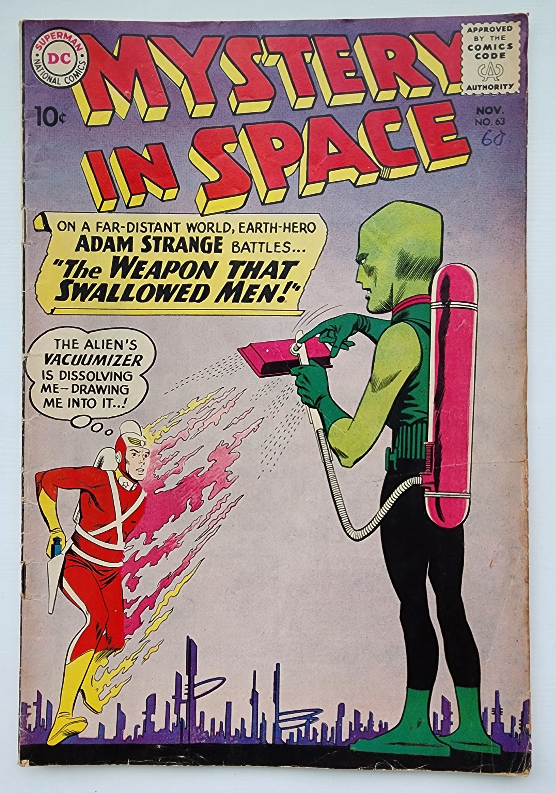 MYSTERY IN SPACE #63 1960 Mystery in Space DC COMICS