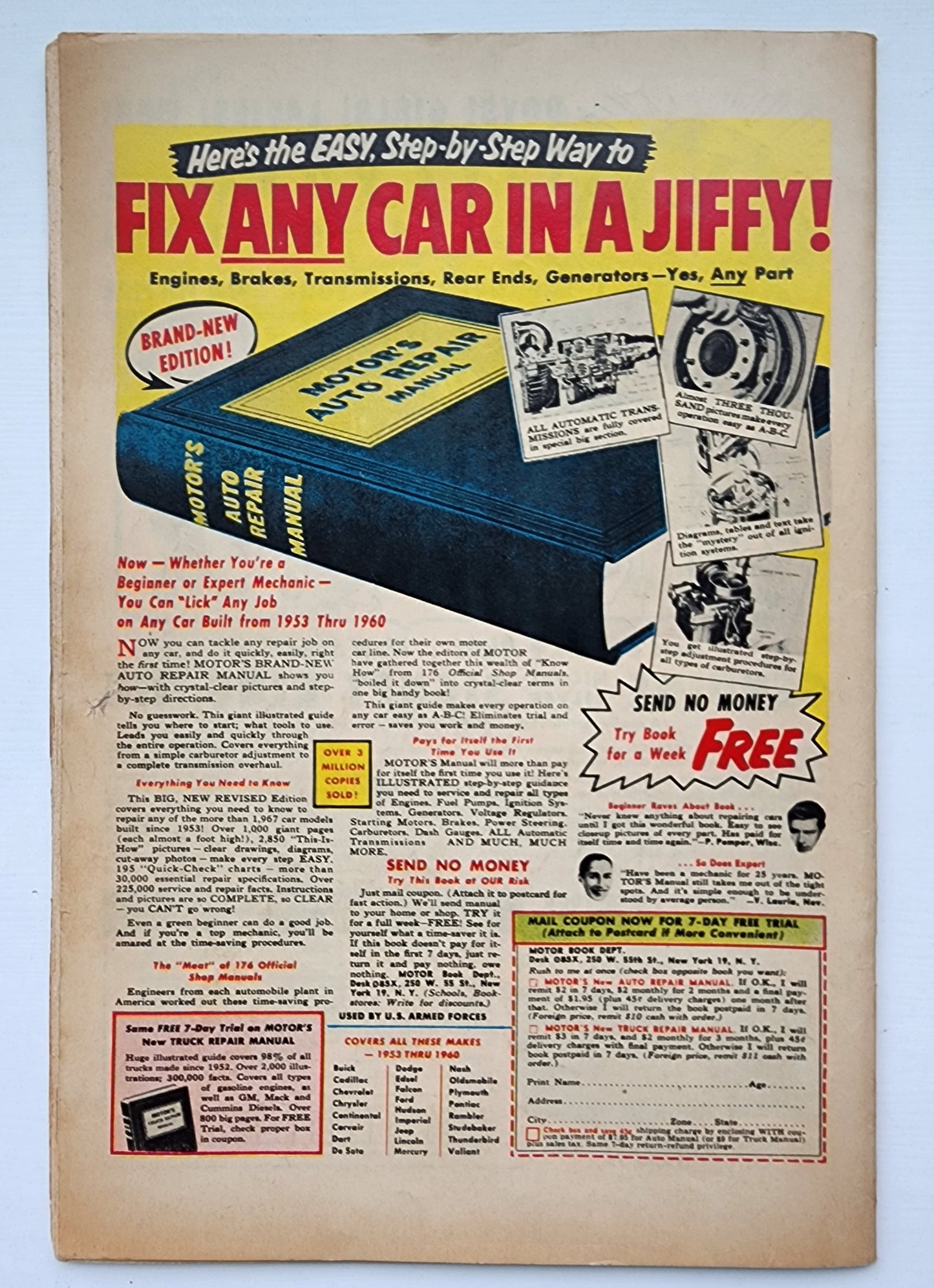 MYSTERY IN SPACE #63 1960 Mystery in Space DC COMICS