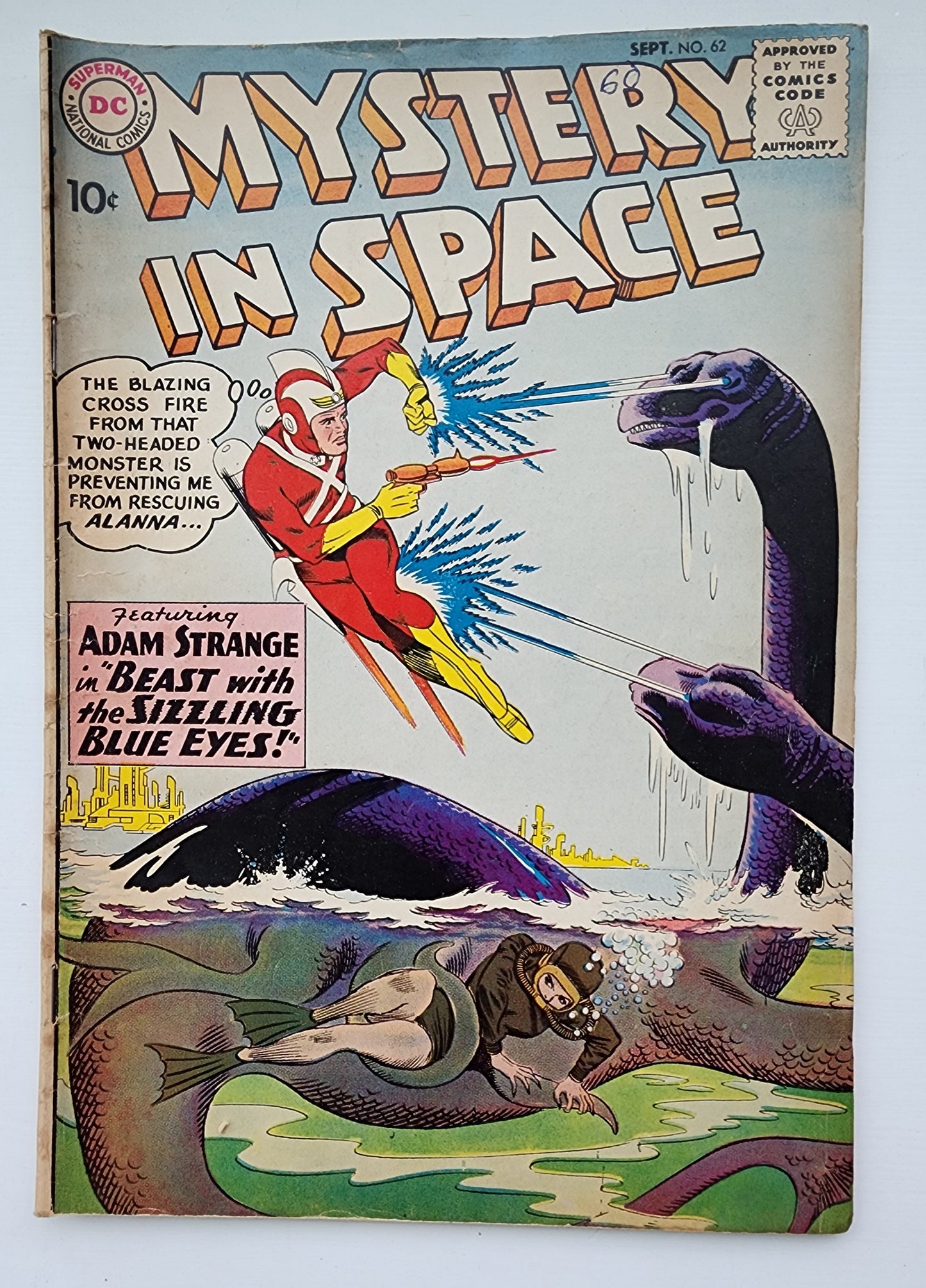 MYSTERY IN SPACE #62 1960 Mystery in Space DC COMICS