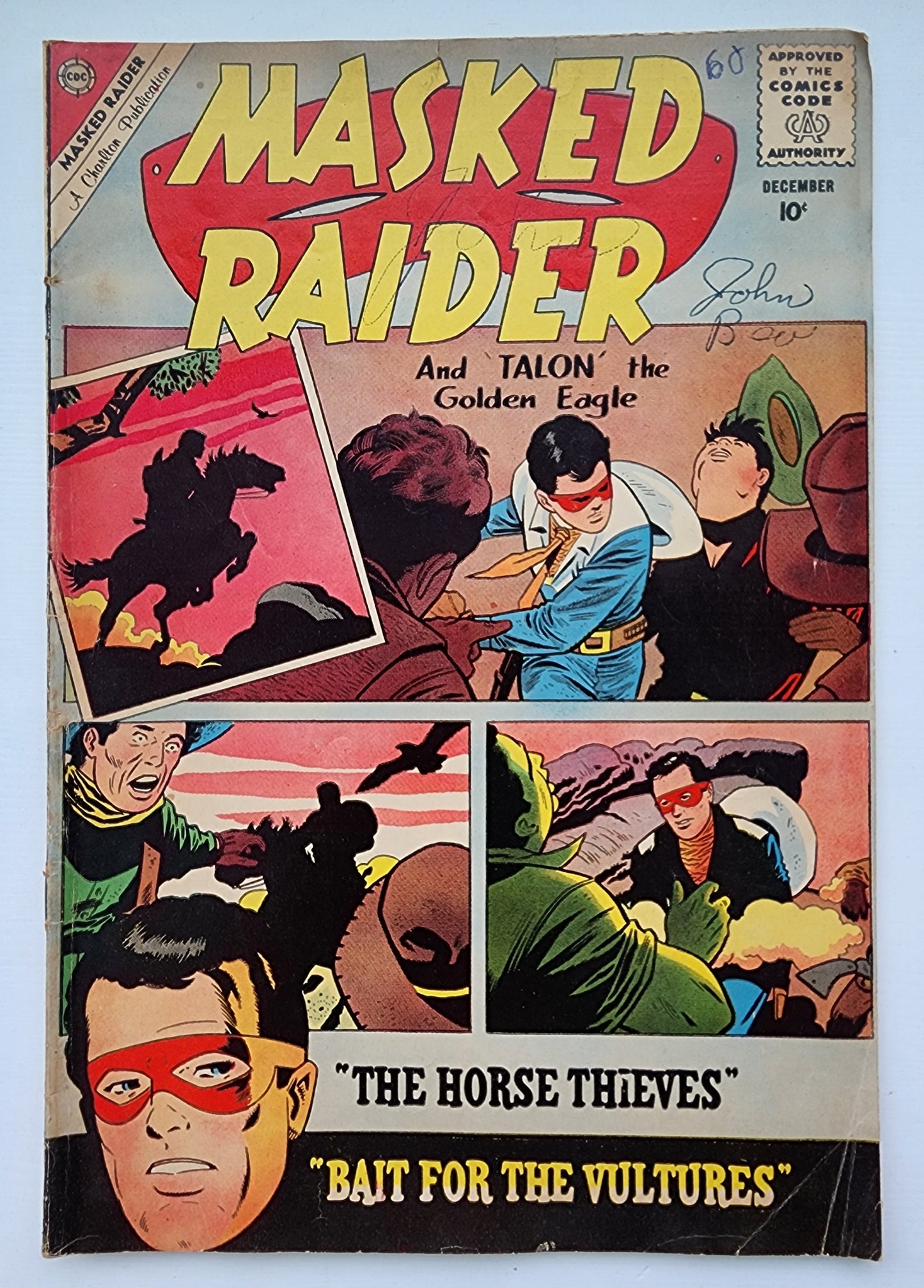 MASKED RAIDER #26 1960 Billy the Kid CHARLTON COMICS