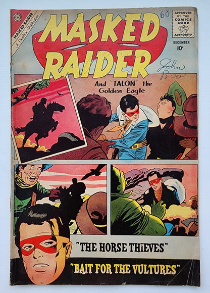 MASKED RAIDER #26 1960 Billy the Kid CHARLTON COMICS