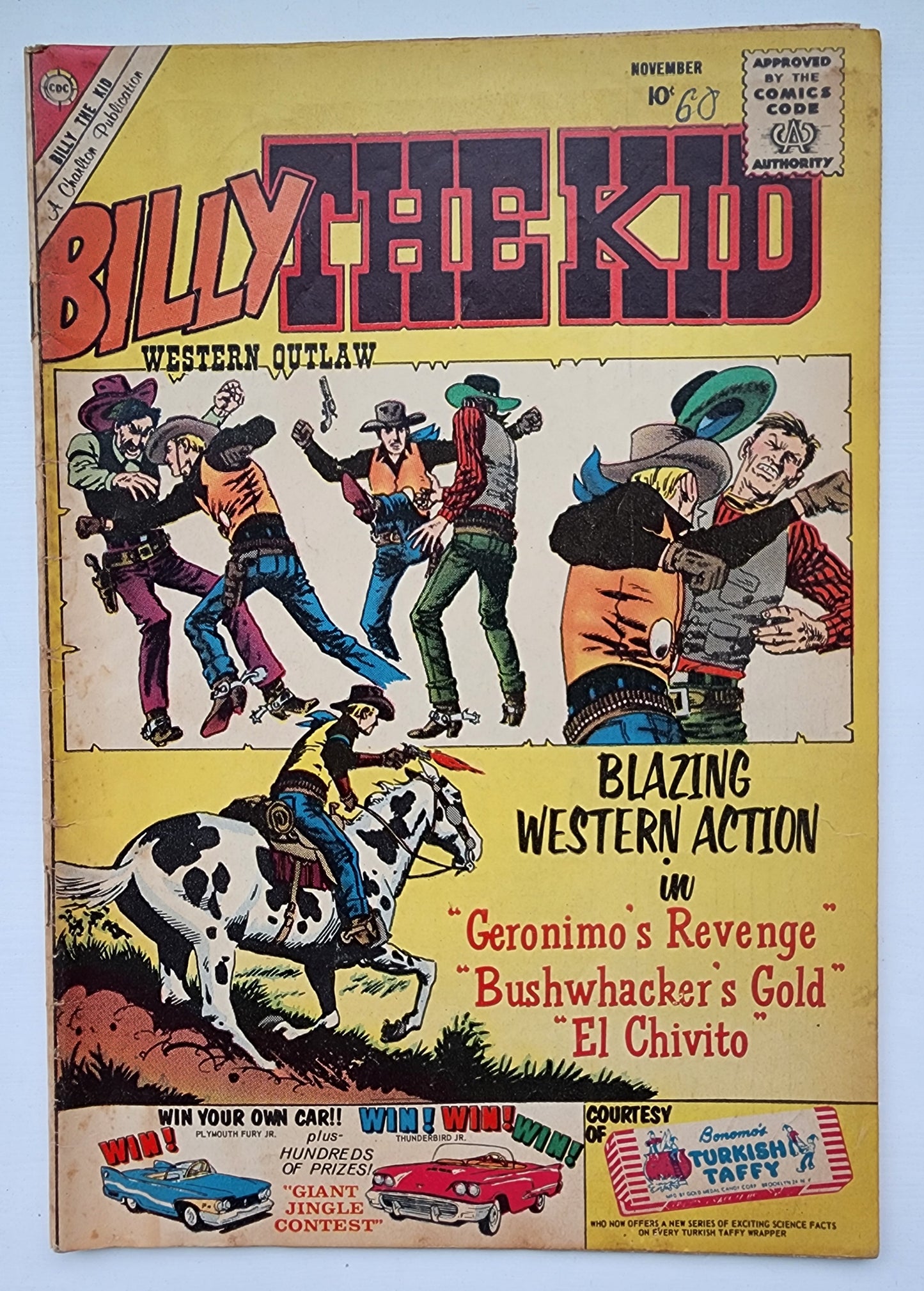 BILLY THE KID #25 Billy the Kid CHARLTON COMICS