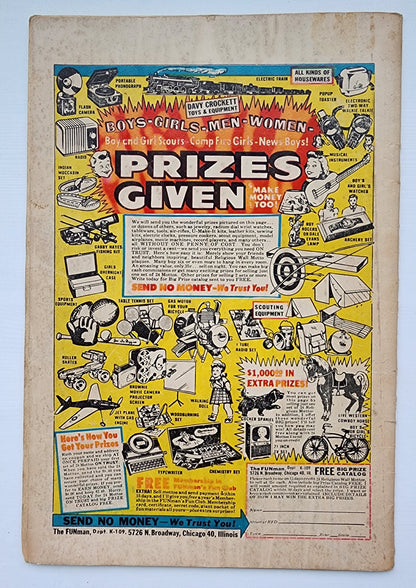 TEX RITTER WESTERN #40 1958 Sheriff of Tombstone CHARLTON COMICS