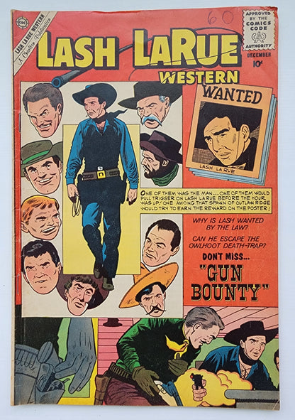LASH LARUE WESTERN #81 1960 Sheriff of Tombstone CHARLTON COMICS