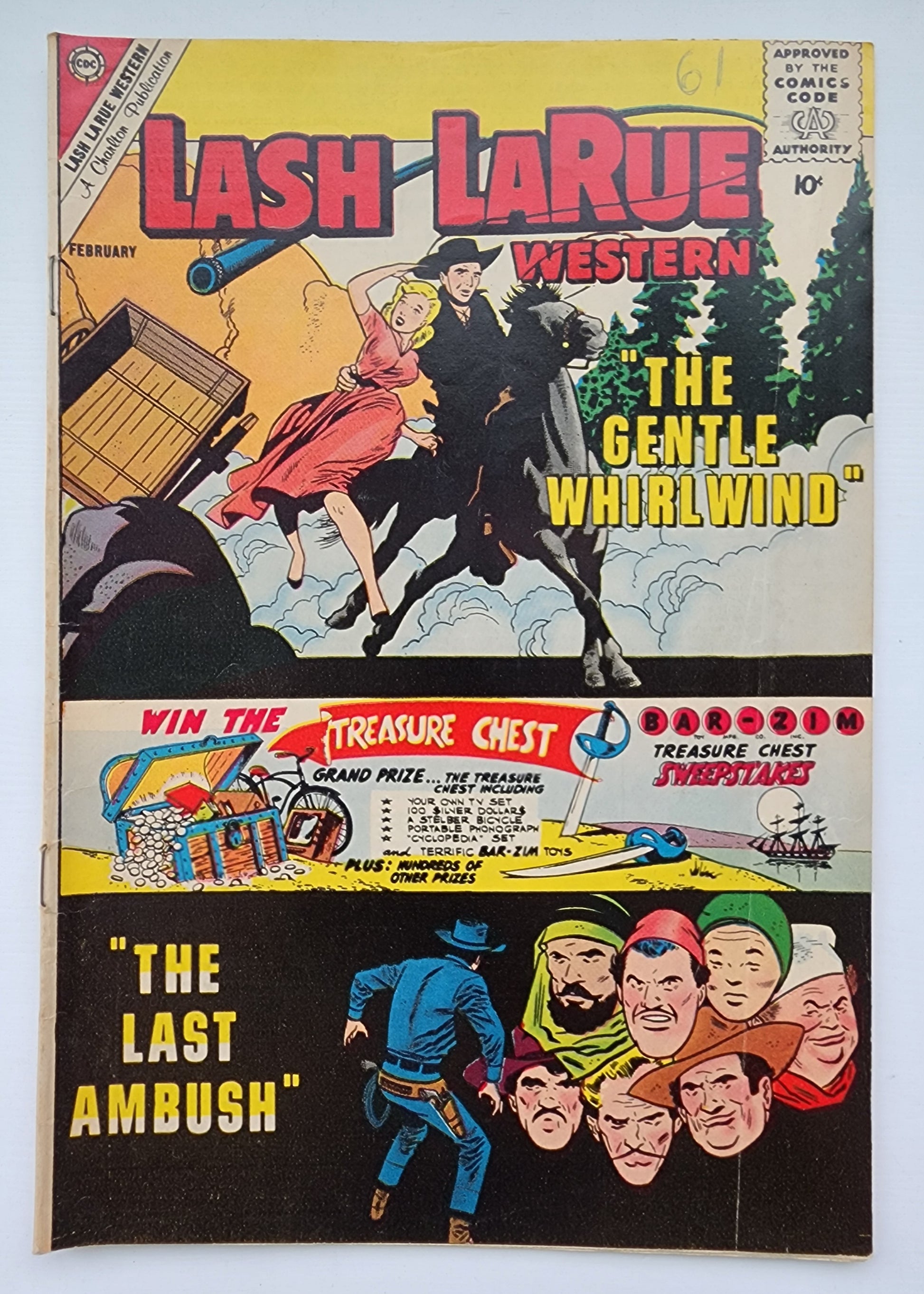 LASH LARUE WESTERN #82 Sheriff of Tombstone CHARLTON COMICS