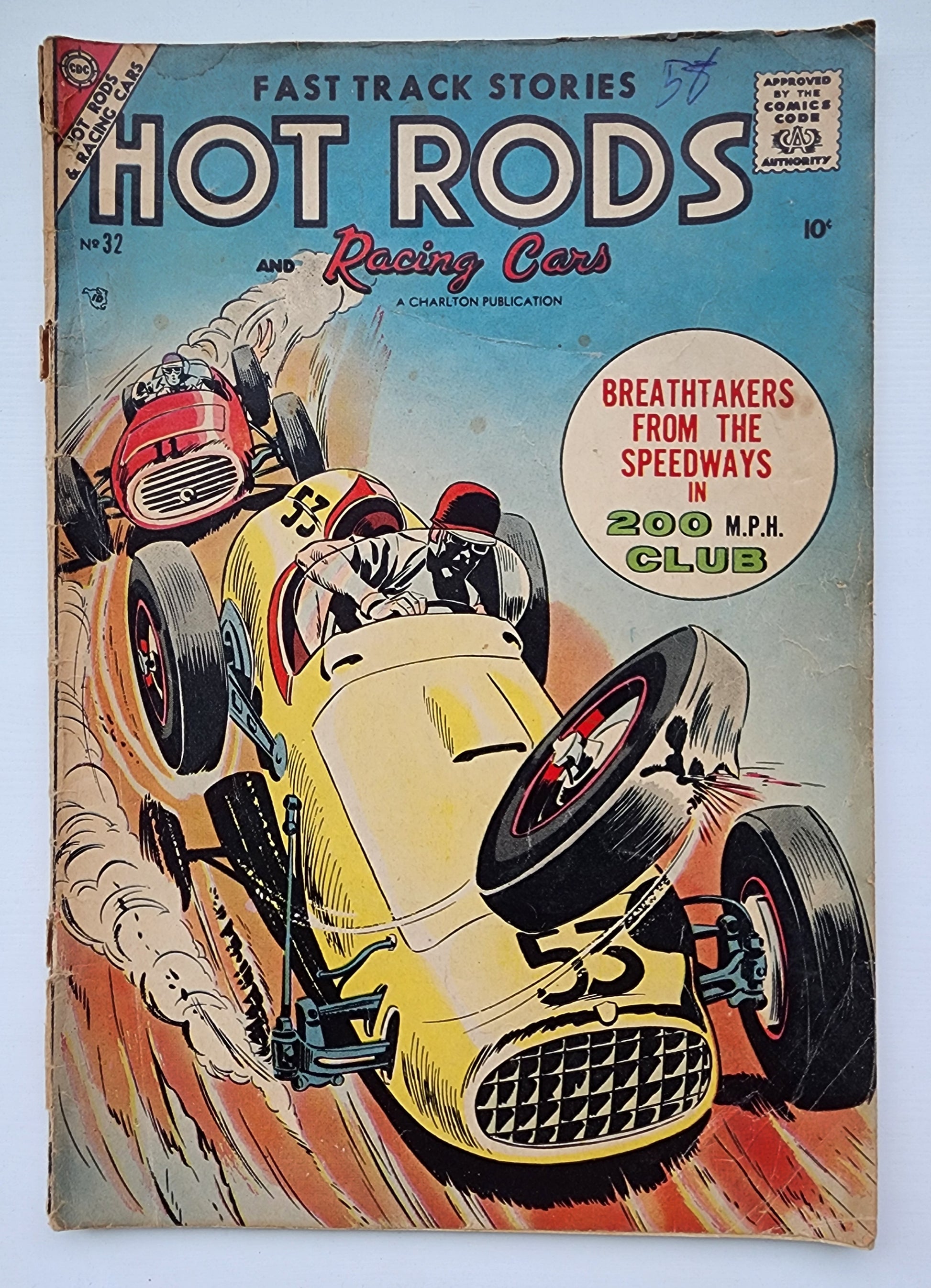 HOT RODS #32 1957 Sheriff of Tombstone CHARLTON COMICS