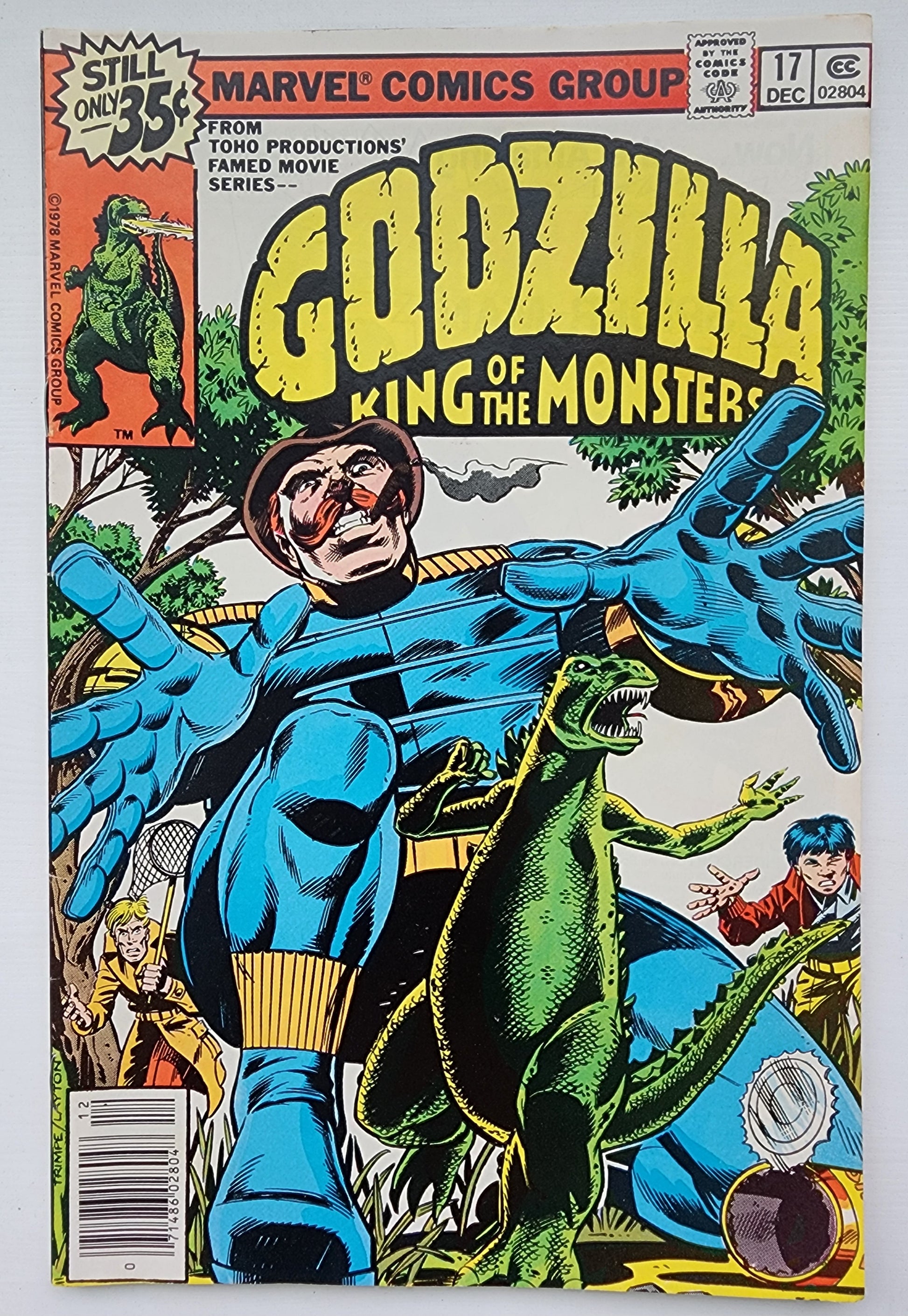 GODZILLA #17 1978 NEWSSTAND Godzilla MARVEL COMICS