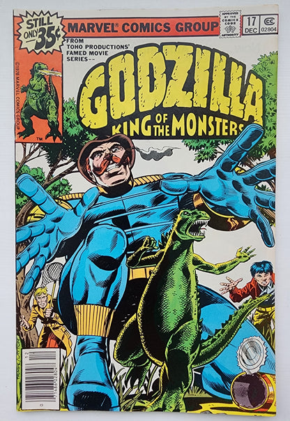 GODZILLA #17 1978 NEWSSTAND Godzilla MARVEL COMICS