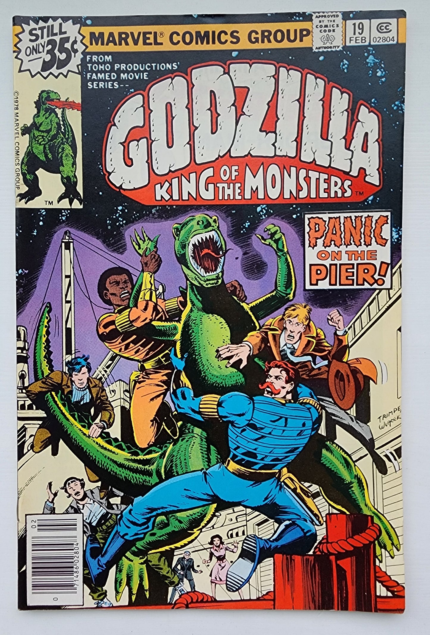 GODZILLA #19 1979 NEWSSTAND Godzilla MARVEL COMICS