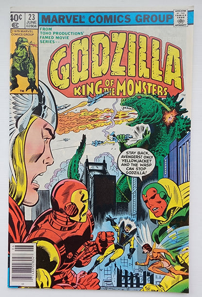 GODZILLA #23 1979 NEWSSTAND Godzilla MARVEL COMICS