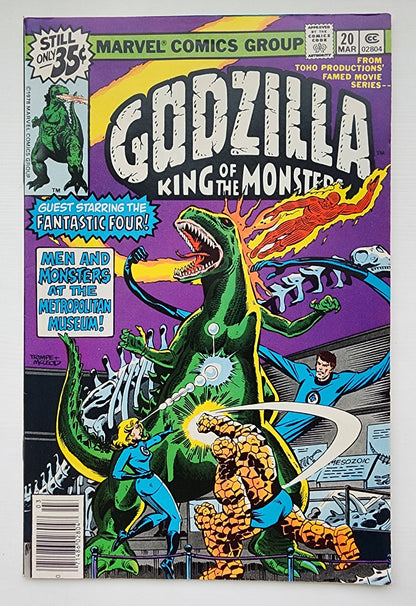 GODZILLA #20 1978 NEWSSTAND Godzilla MARVEL COMICS
