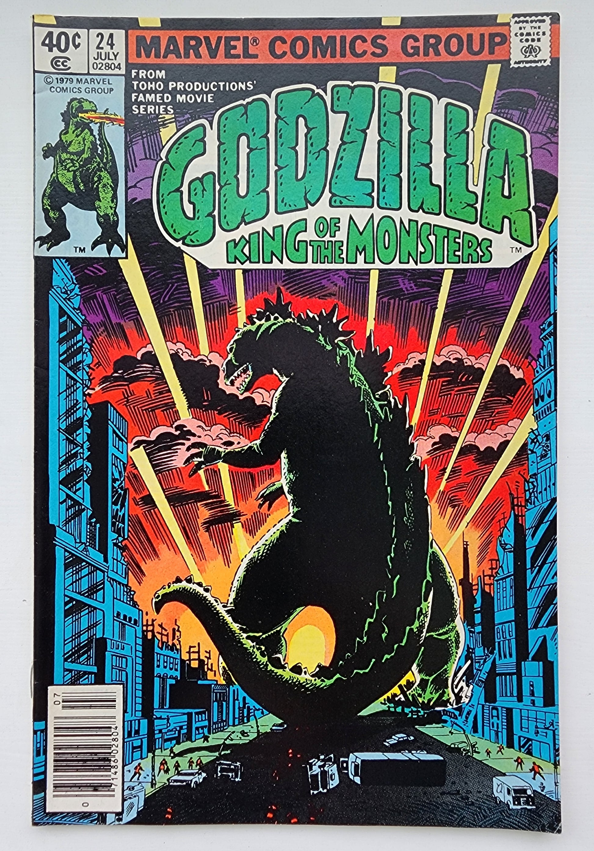 GODZILLA #24 1979 NEWSSTAND Godzilla MARVEL COMICS