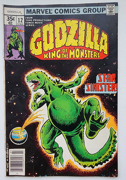 GODZILLA #12 1978 NEWSSTAND Godzilla MARVEL COMICS