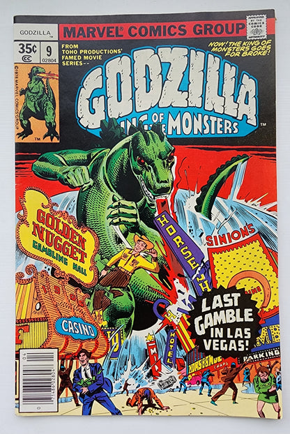 GODZILLA #9 1978 NEWSSTAND Godzilla MARVEL COMICS