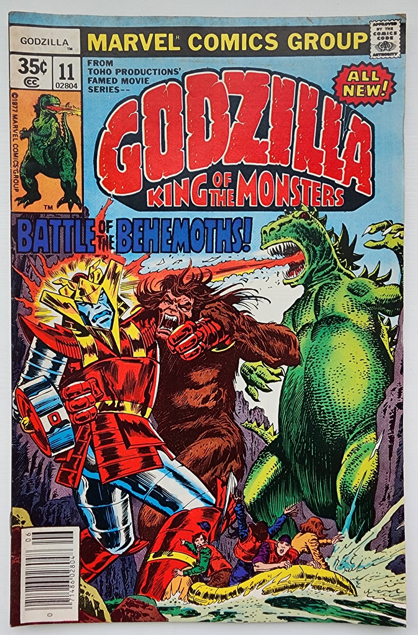 GODZILLA #11 1978 NEWSSTAND Godzilla MARVEL COMICS