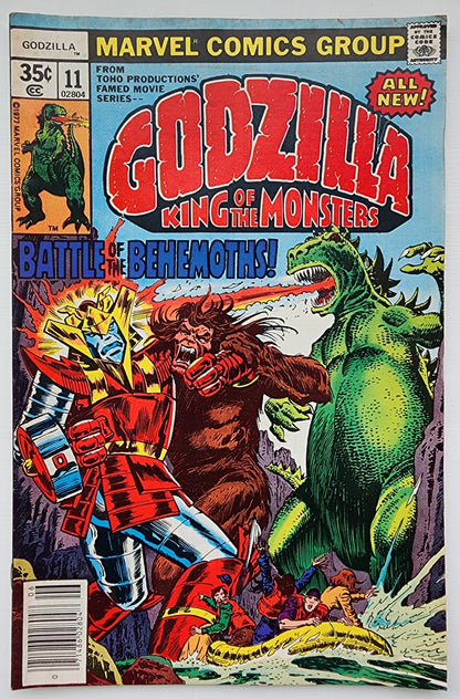 GODZILLA #11 1978 NEWSSTAND Godzilla MARVEL COMICS