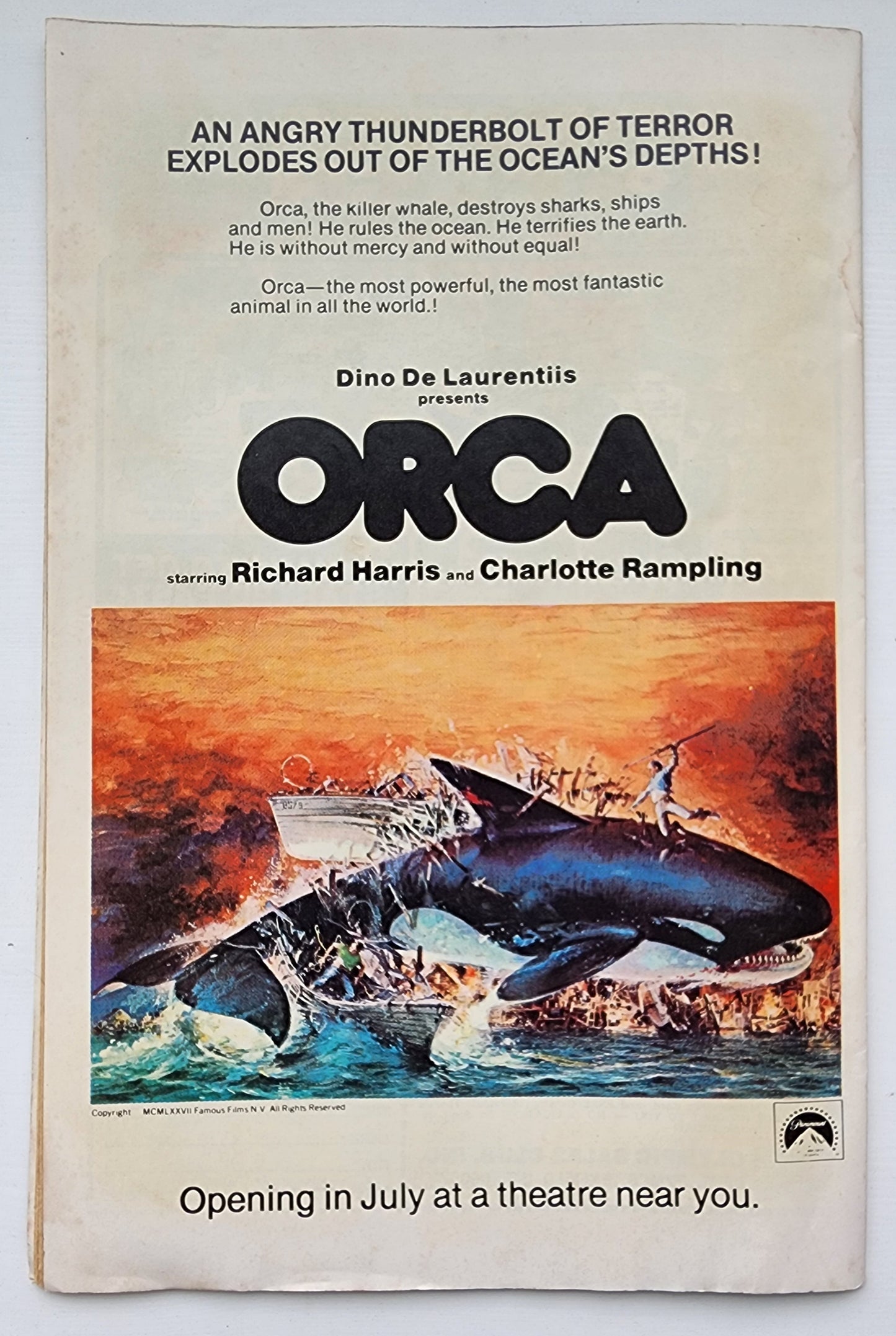 GODZILLA #2 1977 NEWSSTAND Godzilla MARVEL COMICS