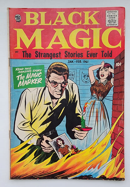 BLACK MAGIC #45 1961 (BLACK MAGIC V7 #6) PRIZE PUBLICATIONS