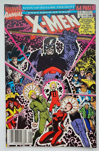 X-MEN ANNUAL #14 1990 (CAMEO GAMBIT) NEWSSTAND X-Men MARVEL COMICS