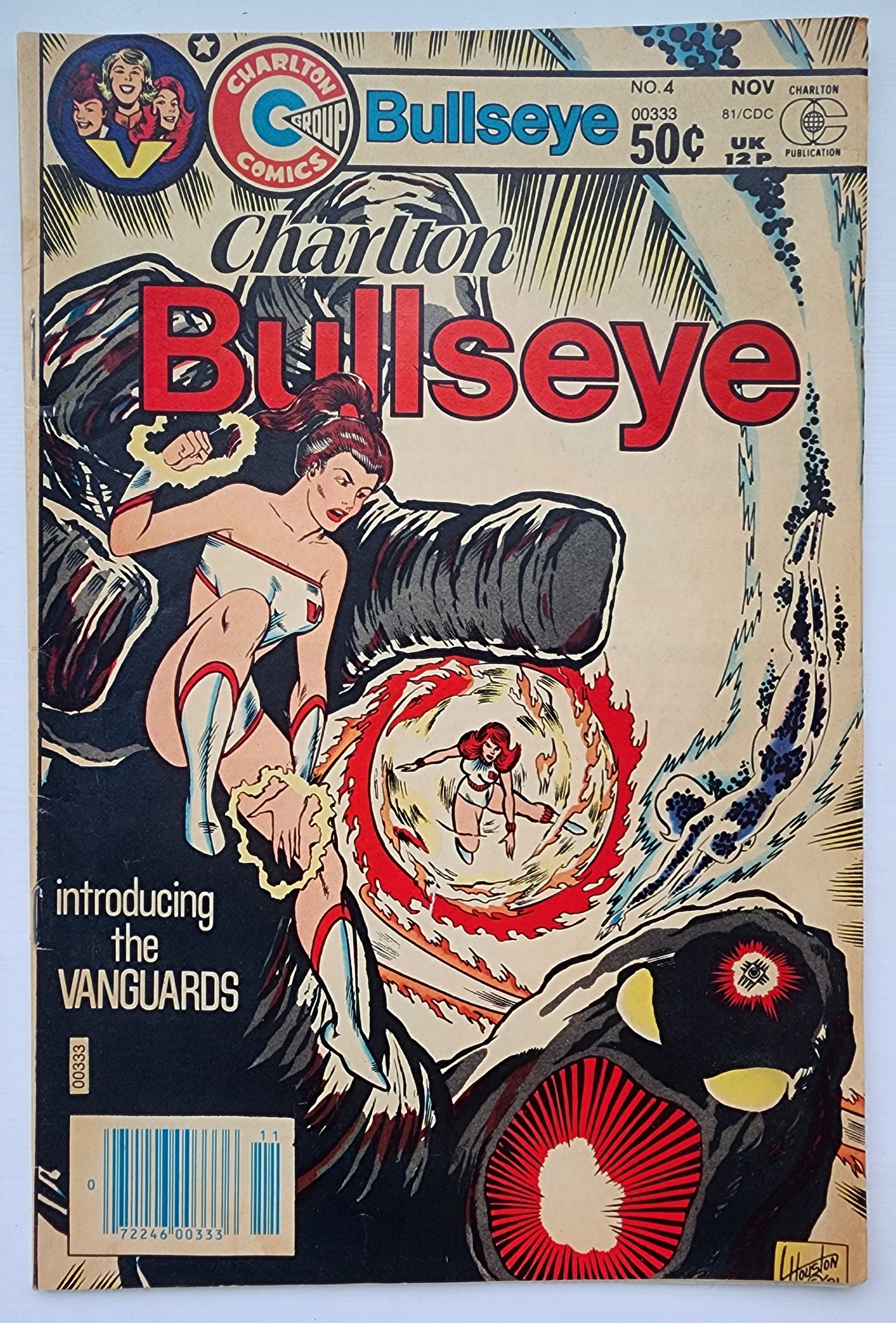 BULLSEYE #4 1981 NEWSSTAND CHARLTON COMICS