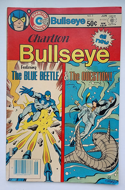 BULLSEYE #1 1981 (1ST APP ROCKET RABBIT) NEWSSTAND CHARLTON COMICS
