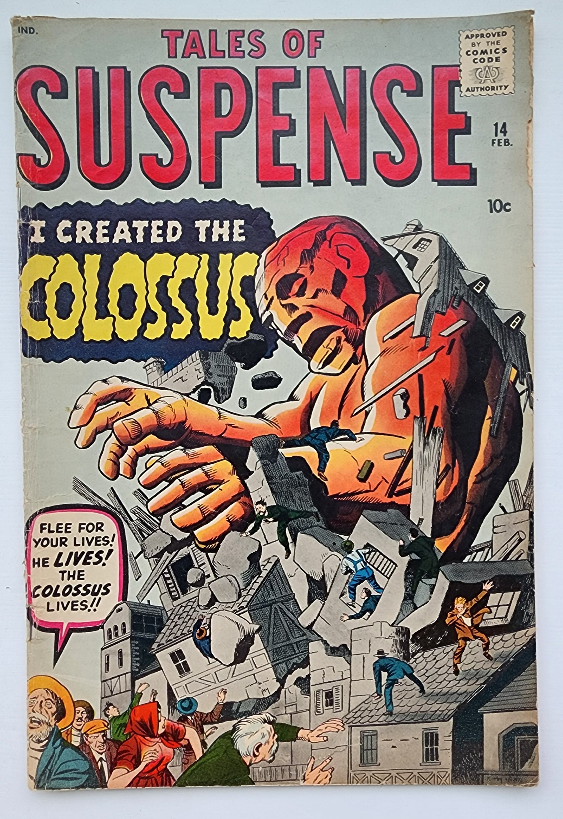 TALES OF SUSPENSE #14 1961 (1ST APP COLOSSUS) Tales of Suspense MARVEL COMICS