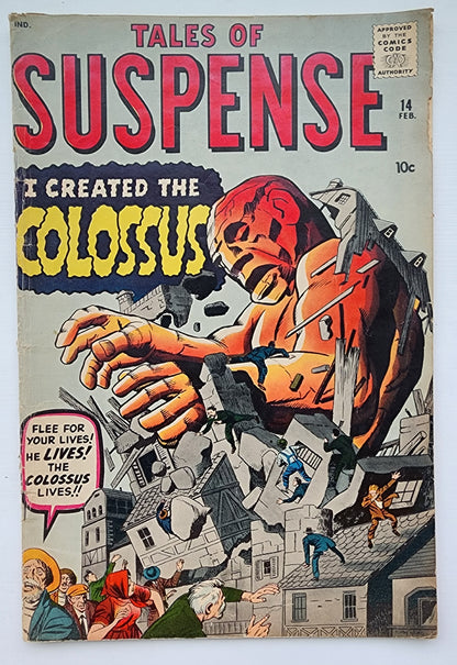 TALES OF SUSPENSE #14 1961 (1ST APP COLOSSUS) Tales of Suspense MARVEL COMICS