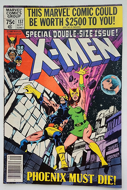 X-MEN #137 1980 (DEATH OF PHOENIX) NEWSSTAND X-Men MARVEL COMICS