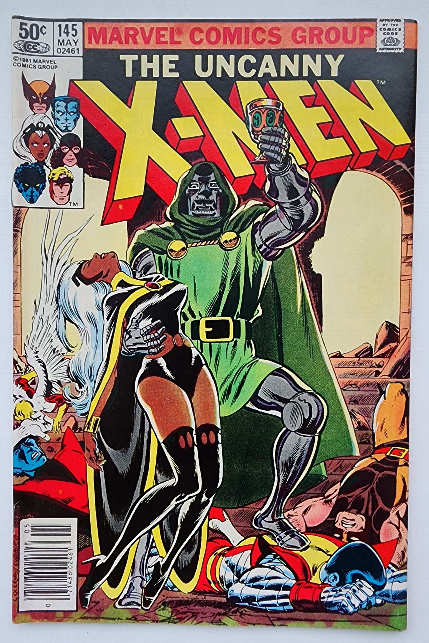 UNCANNY X-MEN #145 1981 NEWSSTAND Uncanny X-Men MARVEL COMICS
