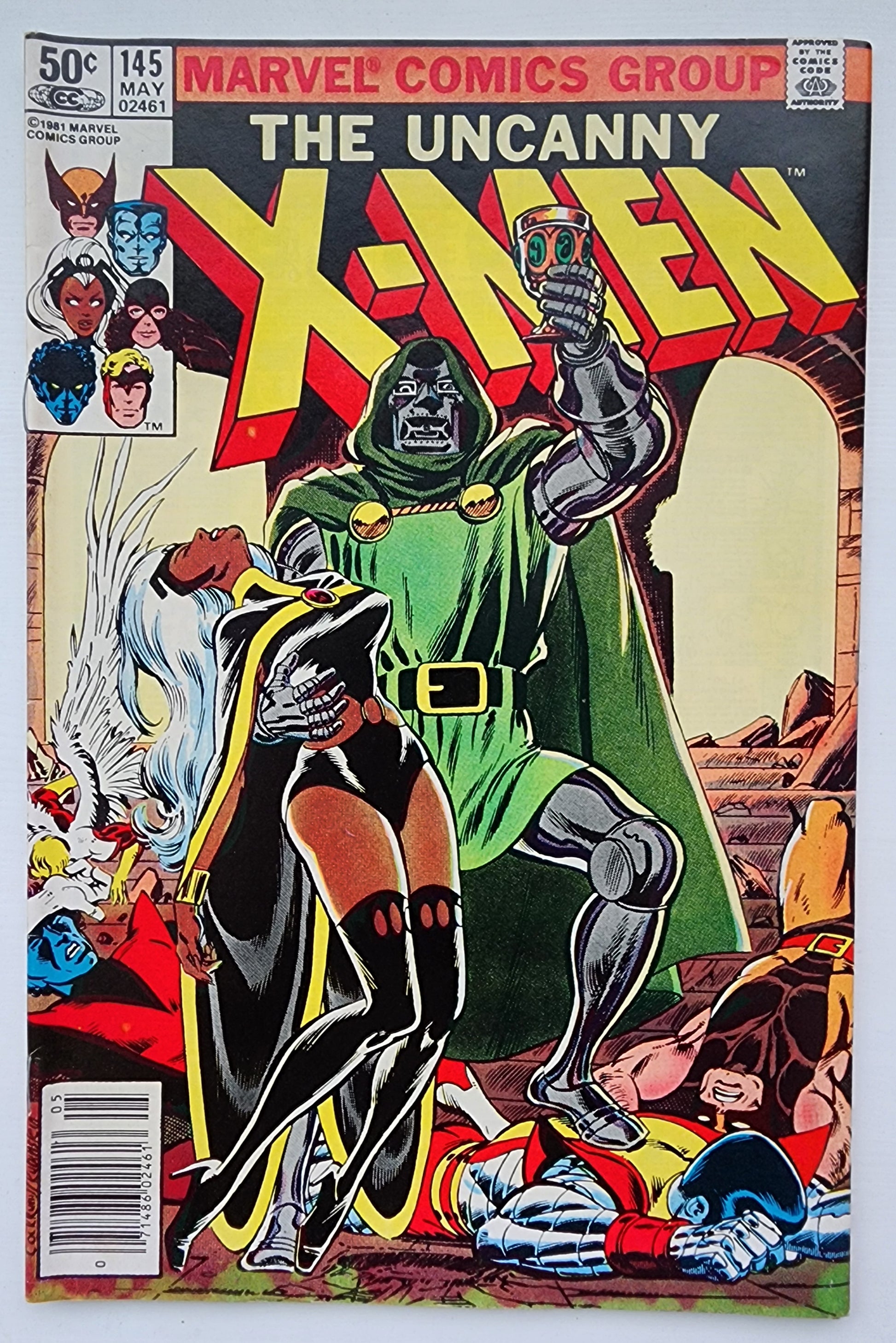UNCANNY X-MEN #145 1981 NEWSSTAND Uncanny X-Men MARVEL COMICS