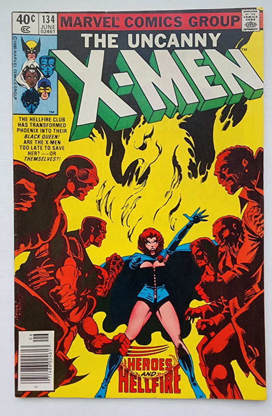 UNCANNY X-MEN #134 1980 (PHOENIX BECOMES DARK PHOENIX) NEWSSTAND X-Men MARVEL COMICS