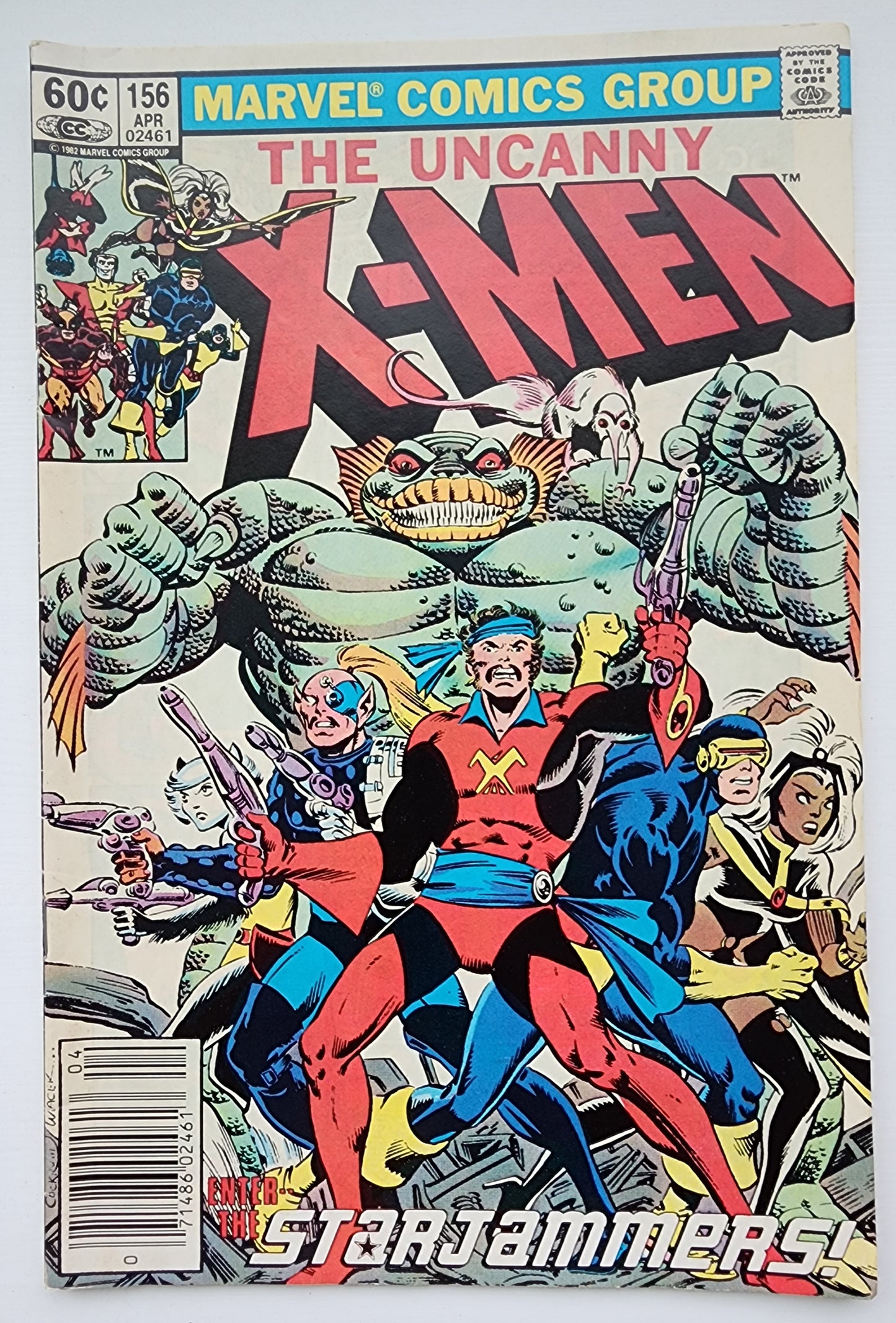 UNCANNY X-MEN #156 1982 NEWSSTAND X-Men MARVEL COMICS