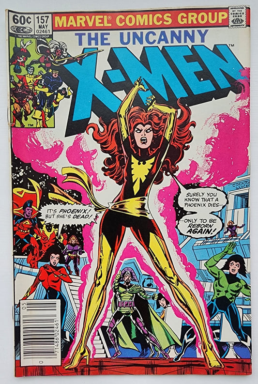 UNCANNY X-MEN #157 1982 NEWSSTAND X-Men MARVEL COMICS
